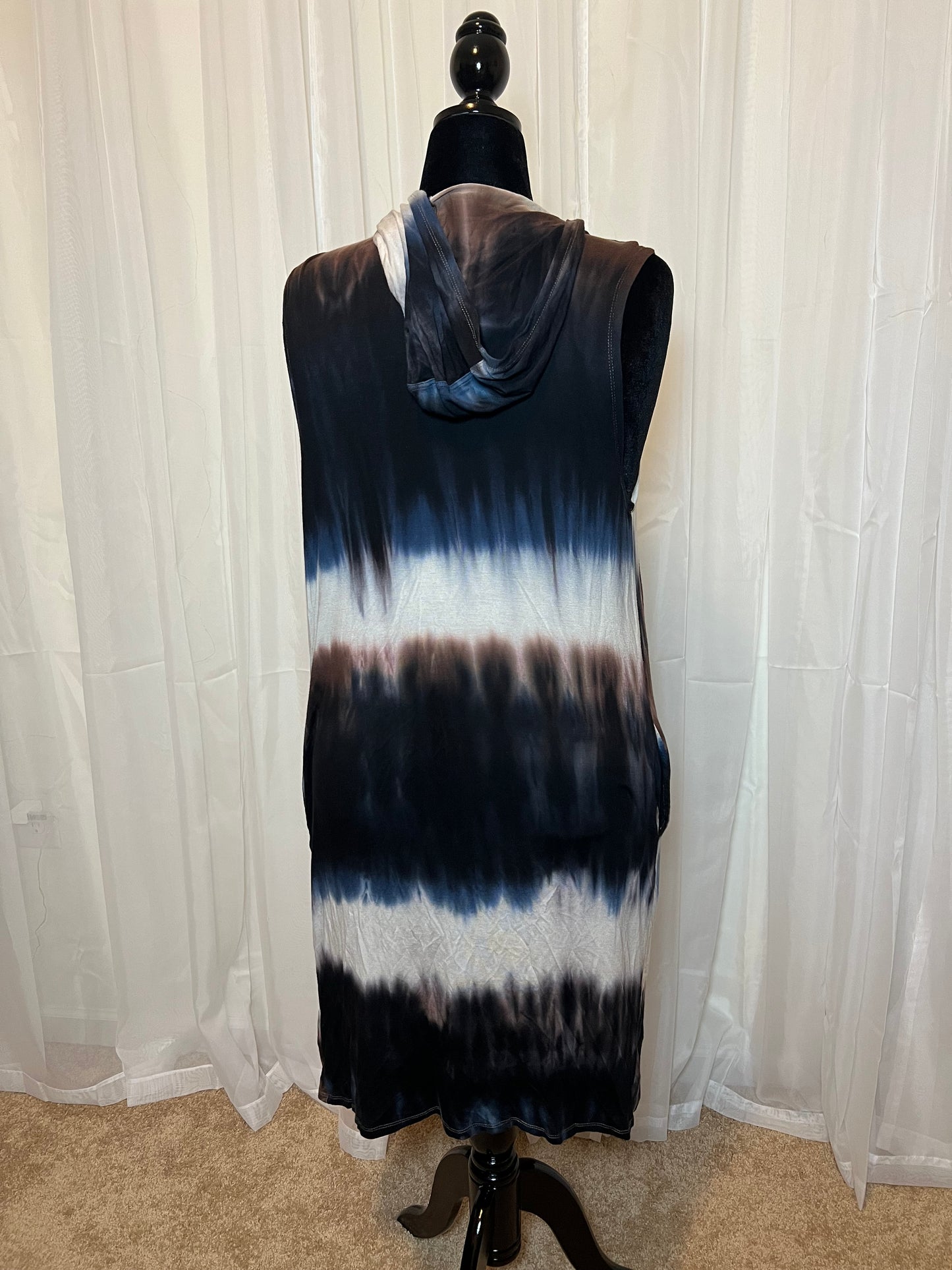 Brown / Blue Tye die Duster