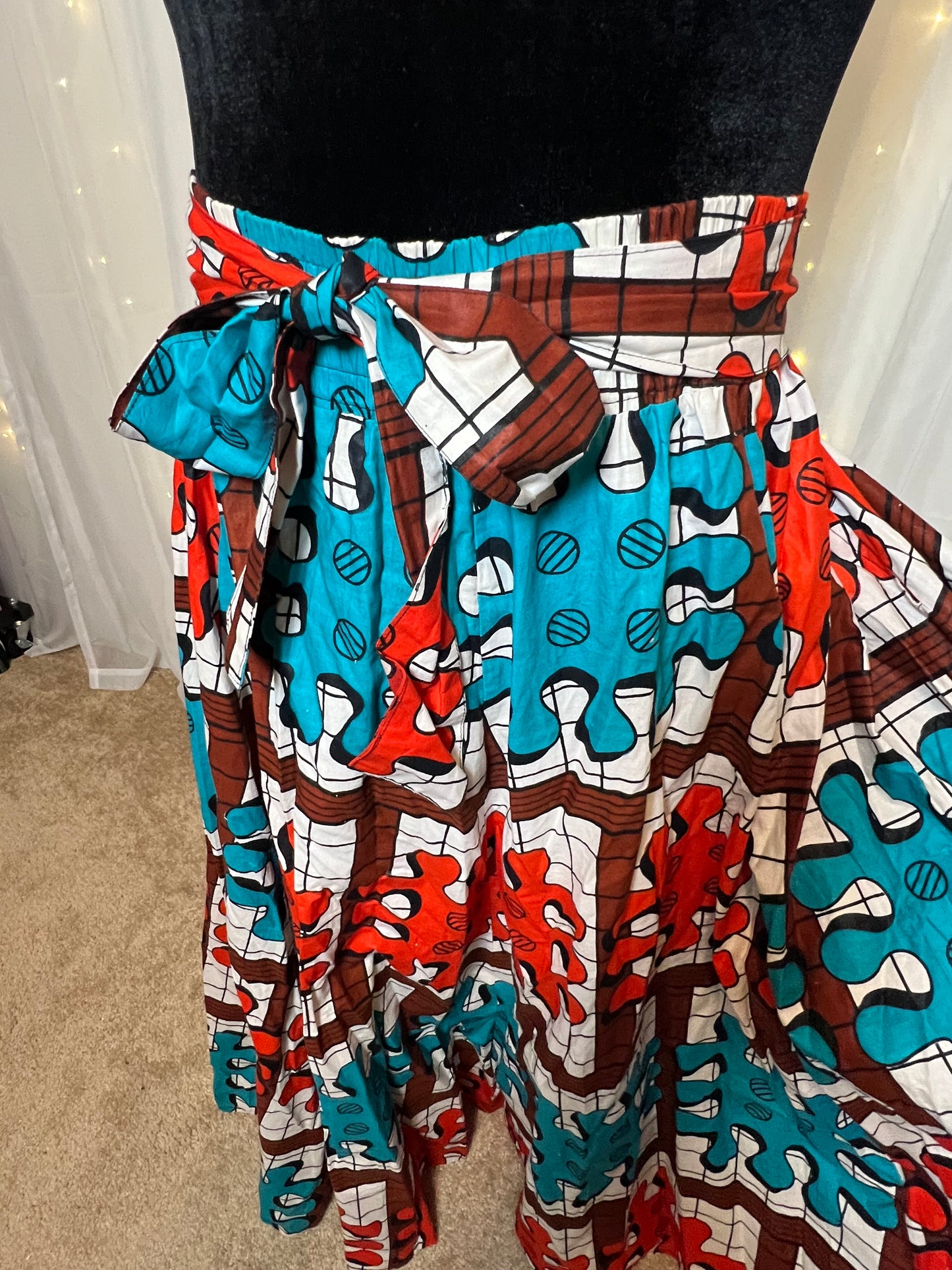 Printed Maxi Skirt