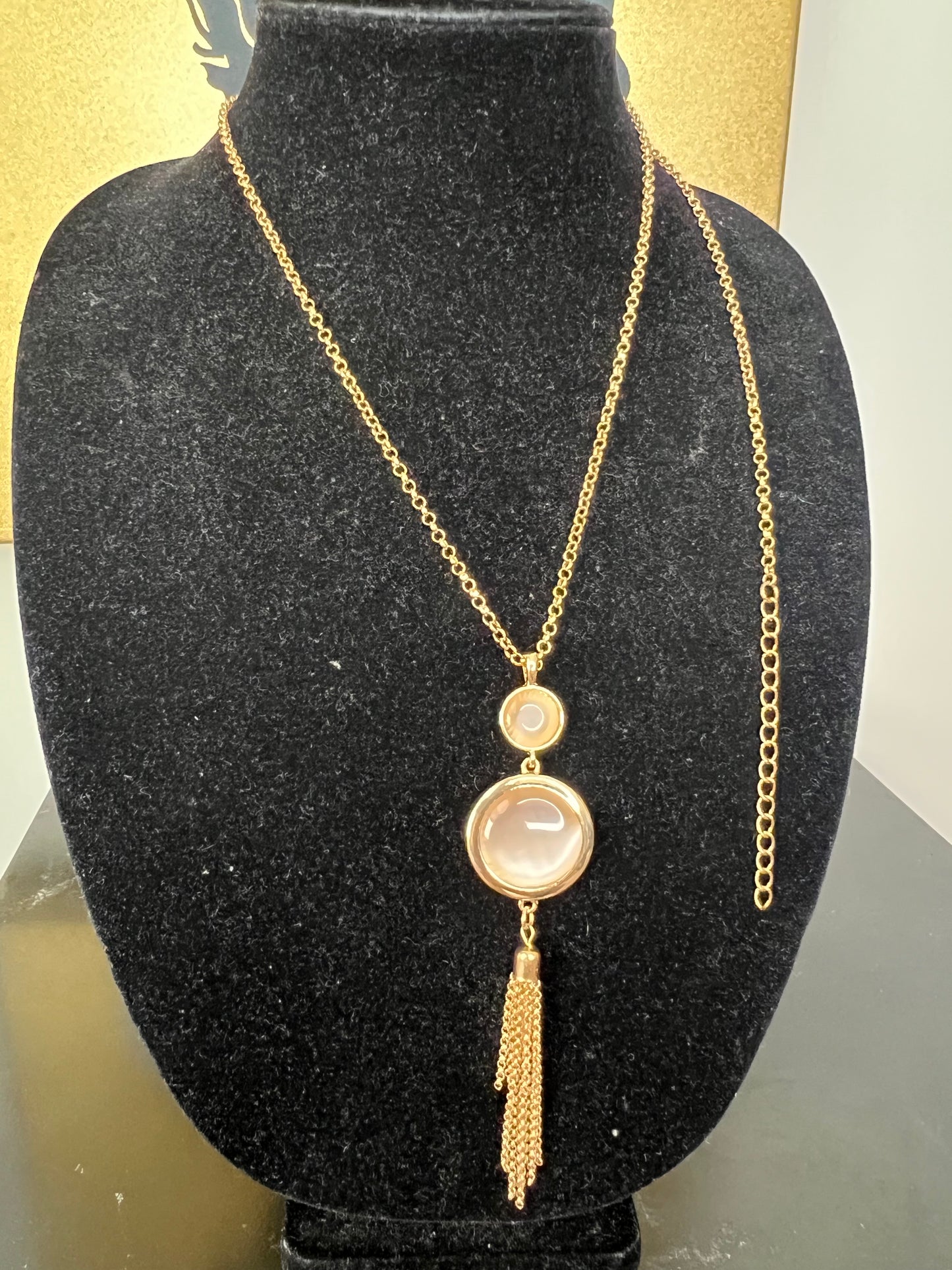 Long Gem Necklace