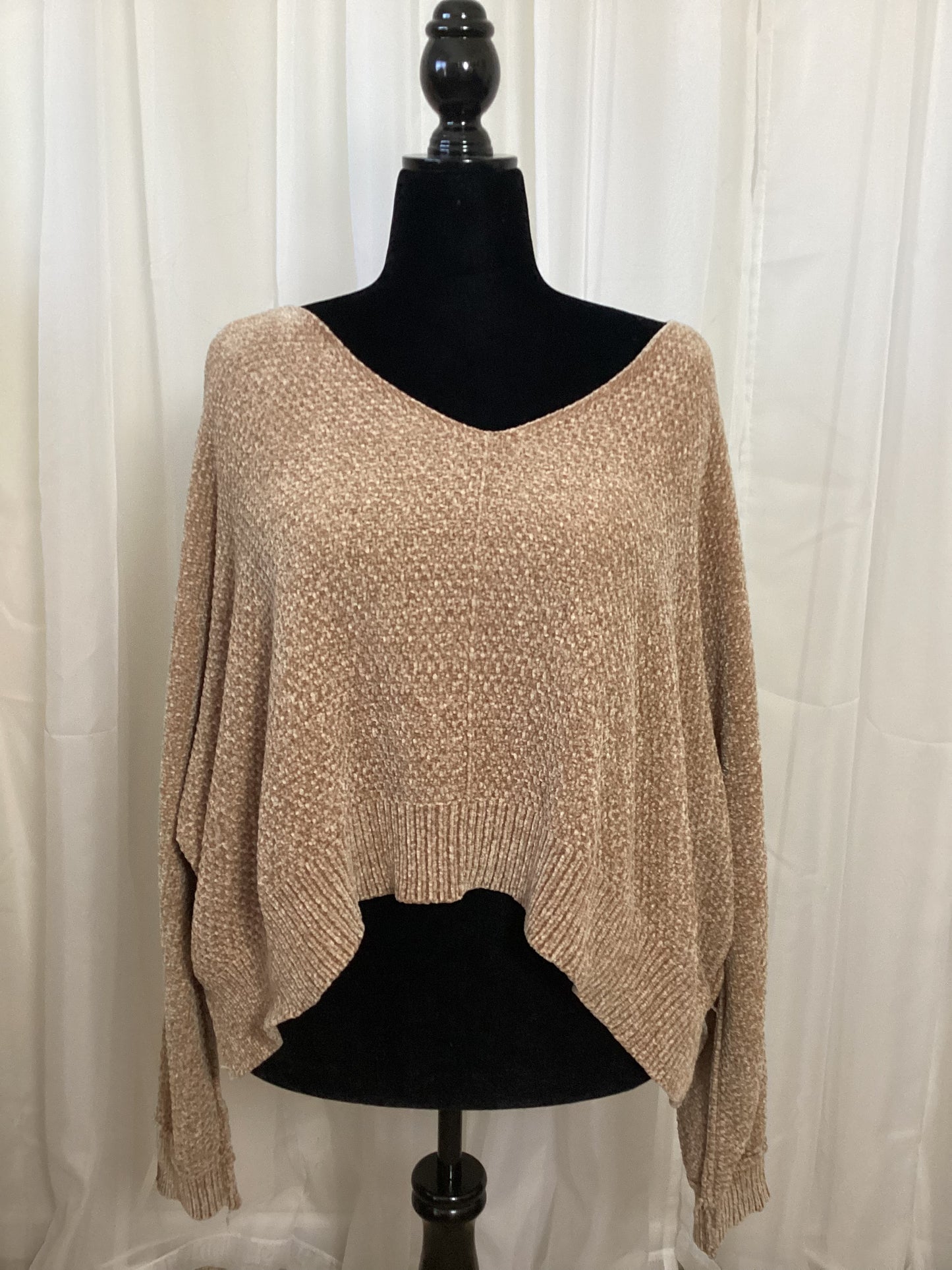 Tan Knit Sweater - XL