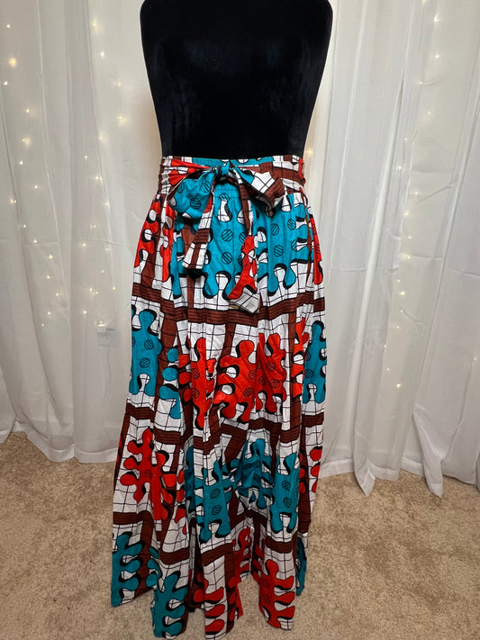 Printed Maxi Skirt