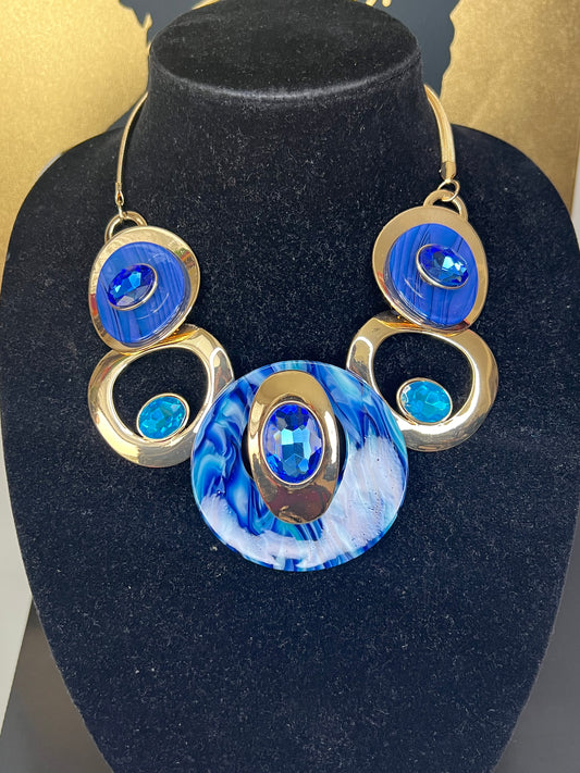 Abstract Necklace Set