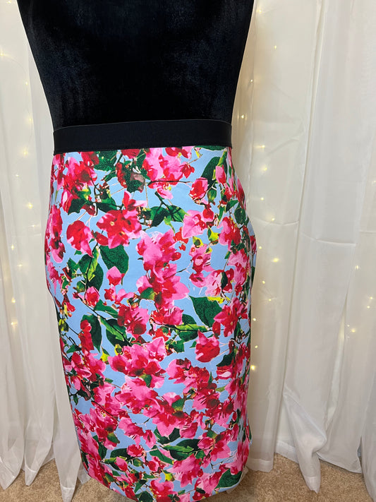 Floral Pencil Skirt