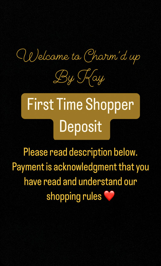 First time live shopper deposit