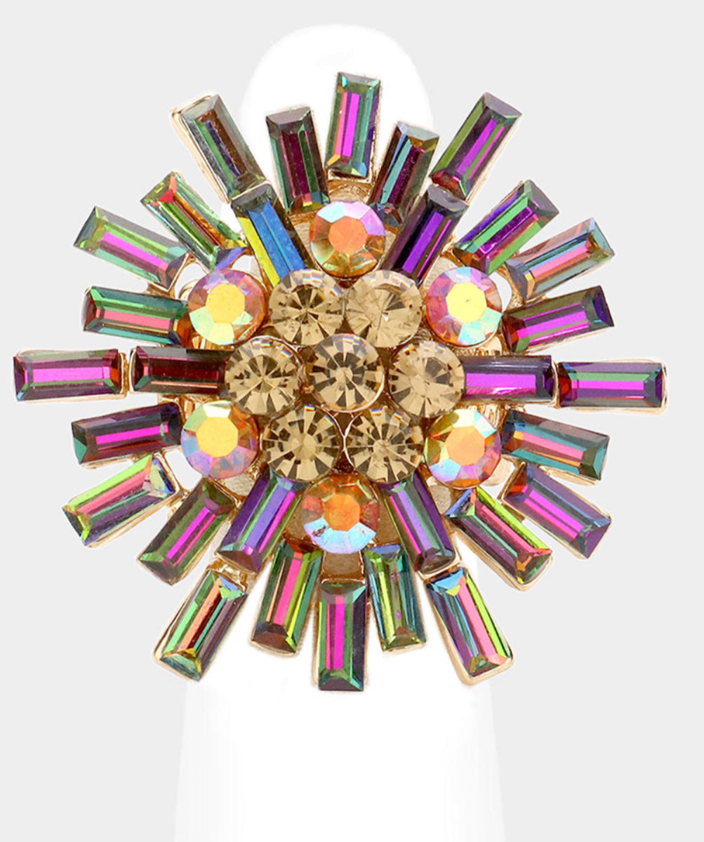 Spike Flower Ring